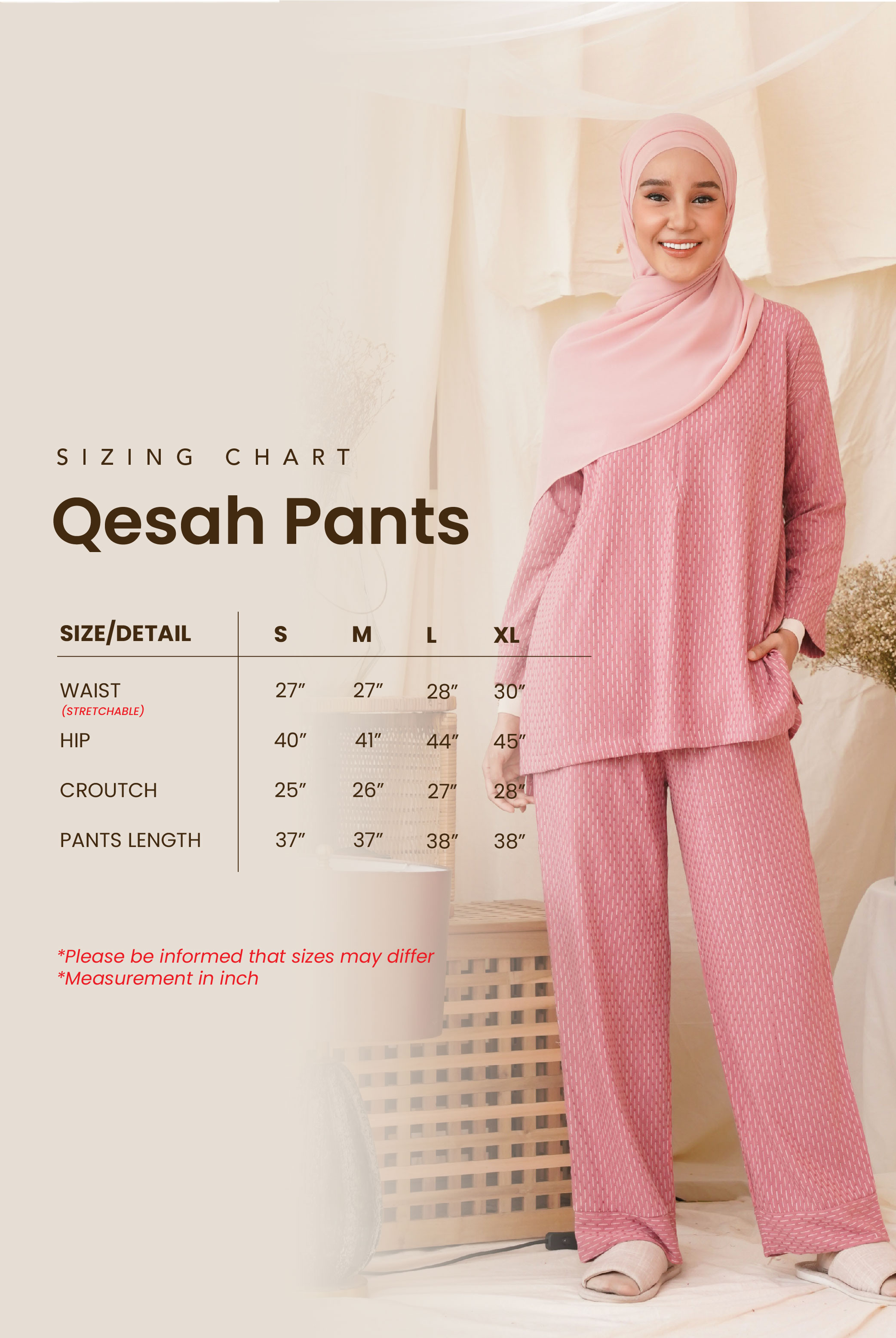 Qesah Pants in Dusty Blue